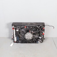 2010-2017 BMW 550i GT 650i Radiator Fan Condenser Pod 17118669004 OEM Used