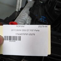 2010-2017 BMW 550i GT 650i Radiator Fan Condenser Pod 17118669004 OEM Used