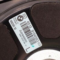 2010-2017 BMW 535i 550i GT Floor Speaker Subwoofer Pair Set 65139227475 OEM Used