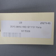 2010-2017 BMW 528i 535i 550i Right Front Seat Belt Buckle 72119115306 OEM Used