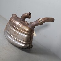 1999-2001 Porsche 911 996 3.4 Left Exhaust Muffler 99611113254 OEM Used
