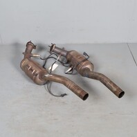 1999-2001 Porsche 911 996 3.6 Exhaust Manifold Downpipe Pair Right Left OEM Used