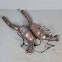 1999-2001 Porsche 911 996 3.6 Exhaust Manifold Downpipe Pair Right Left OEM Used