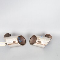 1999-2001 Porsche 911 996 3.4 Exhaust Muffler Tip Pair Set 99611125255 OEM Used