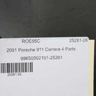 1999-2001 Porsche 911 996 Rear Bumper Reinforcement Bar 99650502101 OEM Used