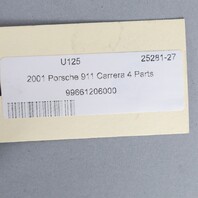 97-04 Porsche 911 Boxster License Plate Lamp Light Harness 99661206000 OEM Used