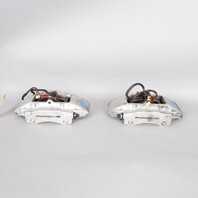 1999-2004 Porsche 911 996 C4 Rear Brake Calipers Brembo Set Pair Silver OEM Used