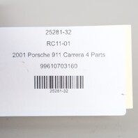 1997-2008 Porsche 911 996 997 Boxster Cayman Engine Oil Pan 99610703160 OEM