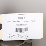 2001 Porsche 911 Carrera 4 Parts measure pistons, wrong stock number