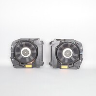 BMW 528i 535i 550i 640i 650i Floor Speaker Subwoofer Pair 65139169687 OEM Used