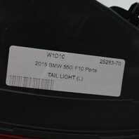 2014-2016 BMW 528i 535i 550i M5 F10 Left Tail Light 63217312707 OEM Used