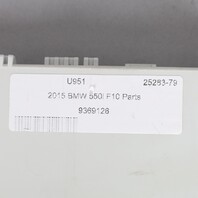 2015 BMW 550i F10 Front Seat Control Module 61359369126 OEM Used