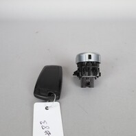 2015 BMW 550i Engine Start Stop Ignition Switch With Key 61319153831 OEM Used