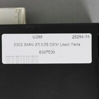 2001-2002 BMW Z3 Body Control Module BCM Basic Module 61358387530 OEM Used