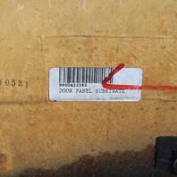 1998-2002 BMW Z3 E36 Right Front Door Panel Black 51417037538 OEM Used