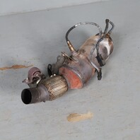 12-16 BMW 320i 328i 528i F10 2.0 Exhaust Manifold Downpipe 18327645665 OEM Used