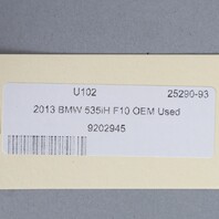 10-18 BMW 528i 535i X3 X4 Center Console Switch Panel 61319267892 OEM Used