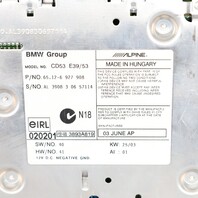 2001-2006 BMW 525i 530i 540i M5 X5 E39 CD Player 65126941508 OEM Used