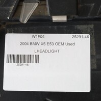 2004-2006 BMW X5 E53 Left Driver Headlight Xenon Adaptive 63117166818 OEM
