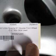 1997-2004 Porsche 911 Boxster Front Wheel 17 X 7 Rim 99636212400 OEM