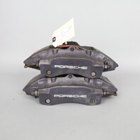 1997-2012 Porsche Boxster Cayman Rear Brake Calipers Brembo Set Black OEM Used