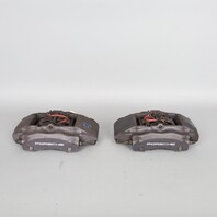 1997-2012 Porsche Boxster Cayman Front Brake Calipers Brembo Set Black OEM Used