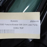 1997-2002 Porsche Boxster Convertible Top Metropole Blue 98656191506 OEM Used