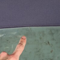 1997-2002 Porsche Boxster Convertible Top Metropole Blue 98656191506 OEM Used