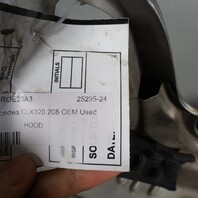 1999-2003 Mercedes CLK320 CLK430 Hood Brilliant Silver 2088800257 OEM Used