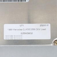 1999 Mercedes CLK320 208 Engine Computer ECU DME 0255458632 OEM Used