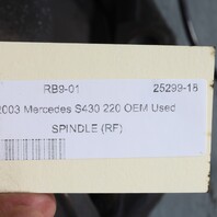 2000-2006 Mercedes S430 S500 Right Front Spindle Knuckle Hub 2203303820 OEM Used
