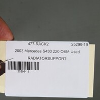 2000-2006 Mercedes S430 S500 S600 W220 Radiator Support 2206200372 OEM Used