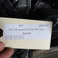 2003-2006 Mercedes S430 W220 Engine 1130105905 108K Miles OEM Used