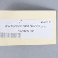 2003 Mercedes S430 W220 OEM