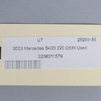 2000-2006 Mercedes S430 S500 S600 W220 Left Seat Swtich 2208211679 OEM Used