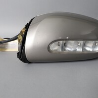 2003-2006 Mercedes S430 S500 S600 Left Door Mirror Cubanite Silver OEM Used