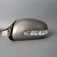 2003-2006 Mercedes S430 S500 S600 Left Door Mirror Cubanite Silver OEM Used