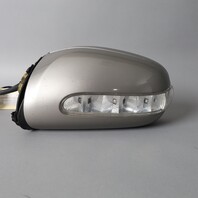 2003-2006 Mercedes S430 S500 S600 Left Door Mirror Cubanite Silver OEM Used