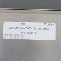 2003 Mercedes S430 W220 Engine Computer Module ECM ECU A1131533479 OEM Used