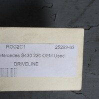 2000-2003 Mercedes S430 Rear Drive Shaft 2204108106 OEM Used