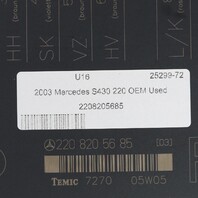 2003 Mercedes S430 W220 OEM