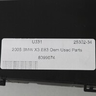 2006 BMW X3 E83 Right Front Power Seat Switch 61318099074 OEM Used