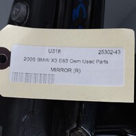 2004-2009 BMW X3 E83 Right Door Mirror Side View 51163448148 OEM Used