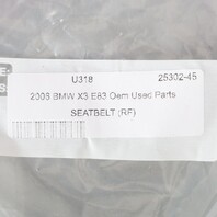 2004-2010 BMW X3 E83 Right Front Seat Belt Retractor 72113448360 OEM Used
