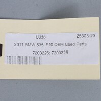 2011-2013 BMW 528i 535i 550i M5 F10 Tail Light Pair 63217203225 OEM Used