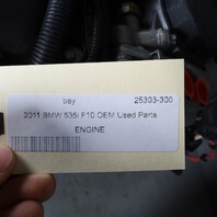 2011-2012 BMW 535i 3.0 N55 Engine Motor 150K Miles 11002218257 OEM Used