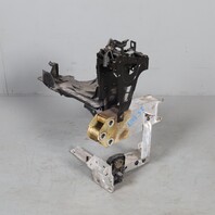 11-16 BMW 528i 535i 550i Left Hood Latch Support Bracket 51647200793 OEM Used