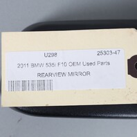 11-12 BMW 528i 535i X3 740i 750i Interior Rearview Mirror 51169224345 OEM Used