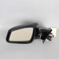 11-12 BMW 528i 535i 550i Left Door Mirror 51167283623 Black OEM Used