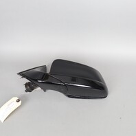 11-12 BMW 528i 535i 550i Left Door Mirror 51167283623 Black OEM Used